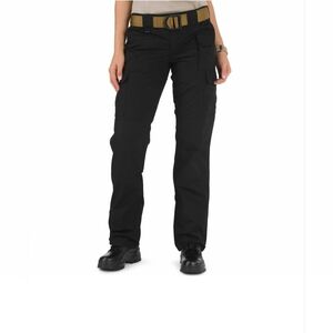 5.11 Tactical Taclite Pro Ripstop Pants Long 4 Black Double Knee Workwear Womens